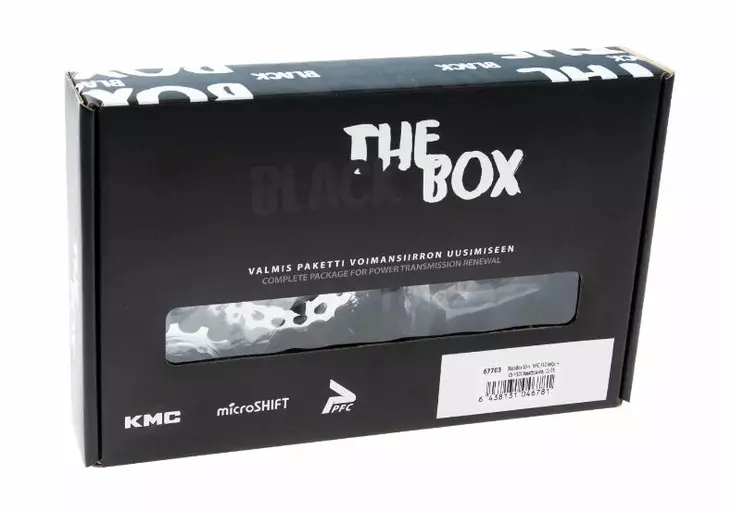 Blackbox 8-V KMC Z8 Ketju + CS-H081 Kasettipakka, 11-32 - Polkupyörän varaosat  - 67701 - 1