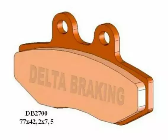 Delta Mopon Jarrupalat, Vakiomalli - Mopon ja Moottoripyörän varaosat - DB2370M1 - 1