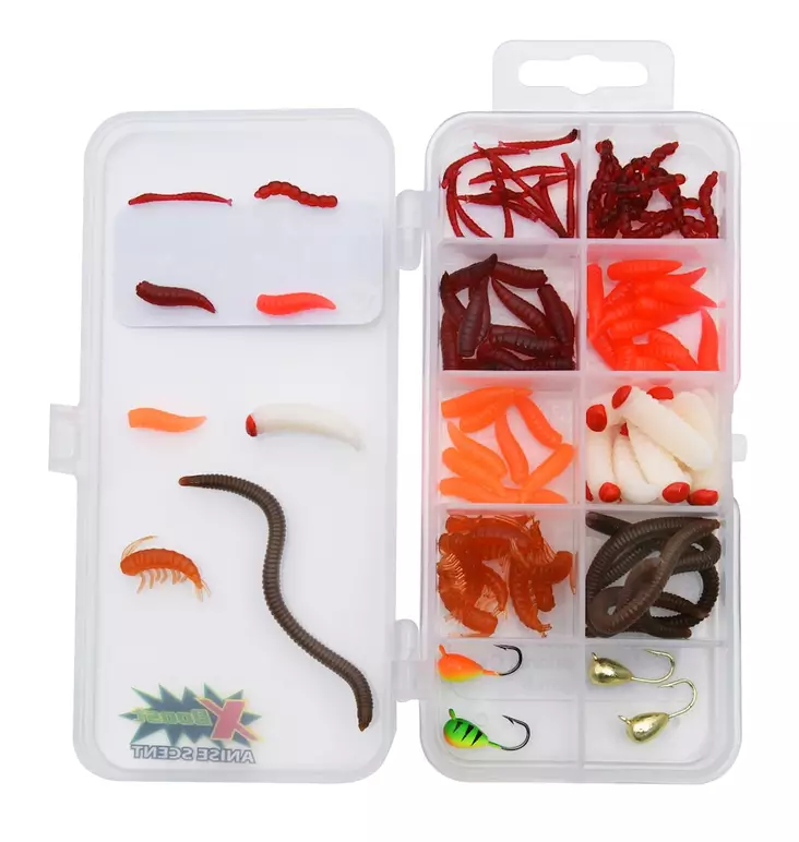 Patriot Ice Maggot toukkalajitelma 100 - Pilkkijigit - PI-MAGGOT-01 - 1