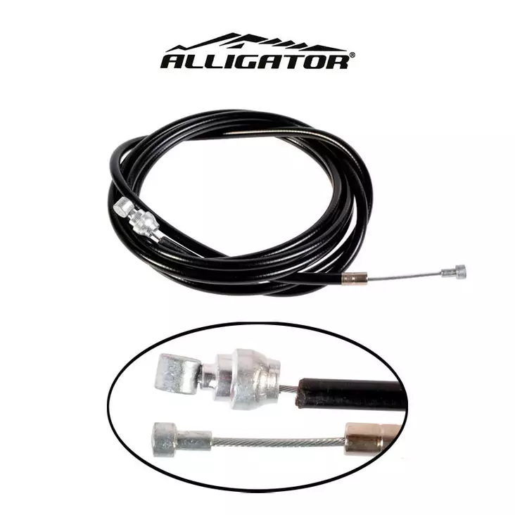 Alligator Jarruvaijeri kuorella | 2-päinen | retki/MTB/Kilpa | 2m - Polkupyörän varaosat - 60251 - 1