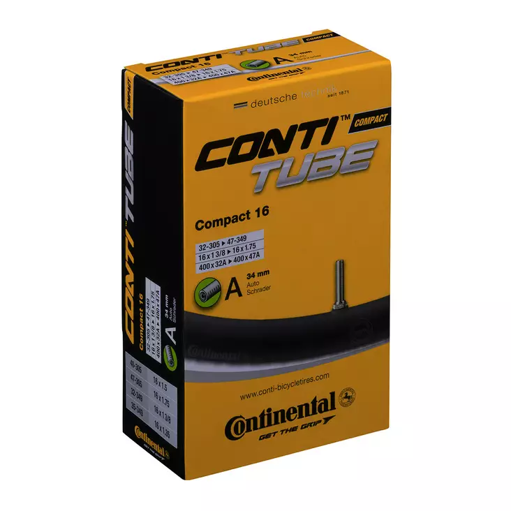Continental Sisärengas 16" | 32/47-305/349 | Autonventtiili 34 - Polkupyörän renkaat ja paikkaus - 0181091 - 1