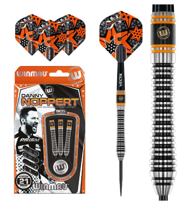 Danny Noppert Signature Edition 2.0 21g Dartstikkasarja - Winmau Darts Tikat - 1513-21 - 1