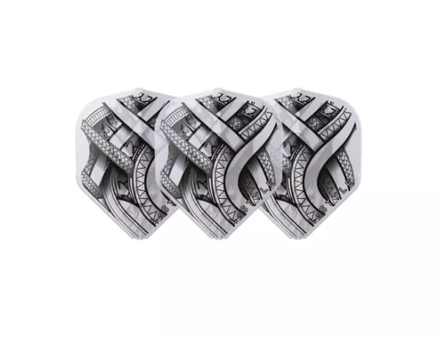 L-Style EZ L1 Mike de Decker Type A Black Clear White Dartsulat - L-Style Sulat - F11061 - 1