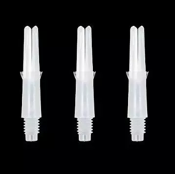 L-Style L-SHaft yksiosainen tikkavarsi | Läpinäkyvä valkoinen - L-Style varret ja lisätarvikkeet - SL1071 - 1