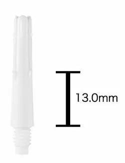 L-Style L-SHaft yksiosainen tikkavarsi | Valkoinen - L-Style varret ja lisätarvikkeet - SL1011 - 1