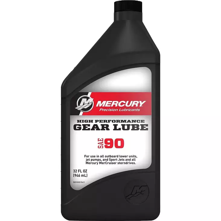 Mercury High Performance Gear Lube SAE 90 peräöljy 1 L - Mercury OEM Öljyt ja Kemikaalit - 8M0207031 - 1