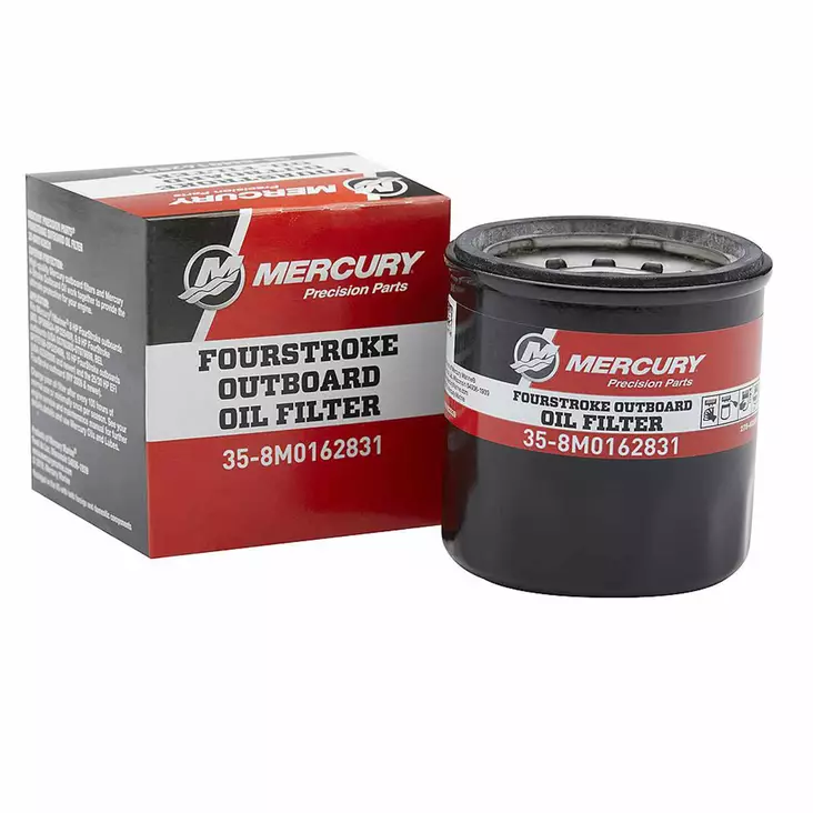 Mercury öljynsuodatin 8–30 hv FourStroke - Mercury OEM Öljynsuodattimet - 8M0162831 - 1