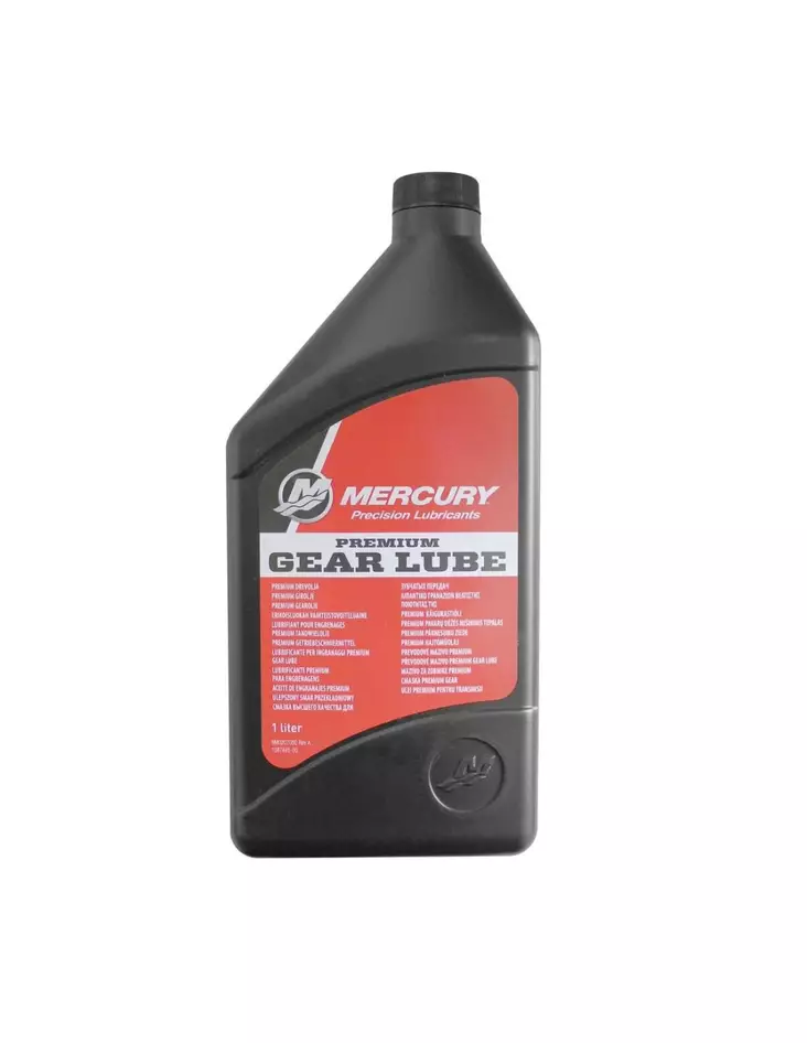 Mercury Premium Gear Lube 80W-90 peräöljy 1 L - Mercury OEM Öljyt ja Kemikaalit - 8M0207011 - 1