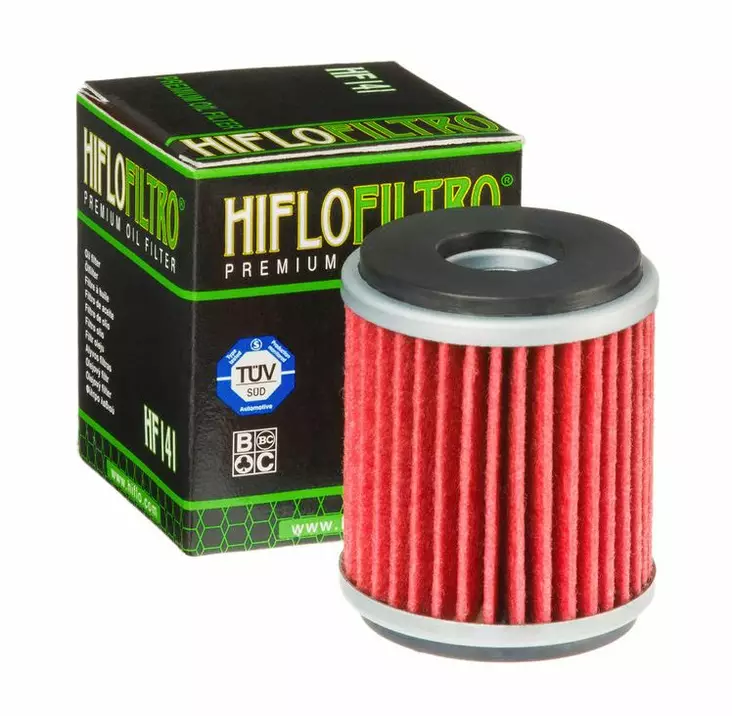 HiFlo Filtro HF141 Öljynsuodatin - Mopon ja Moottoripyörän varaosat - HF141 - 1