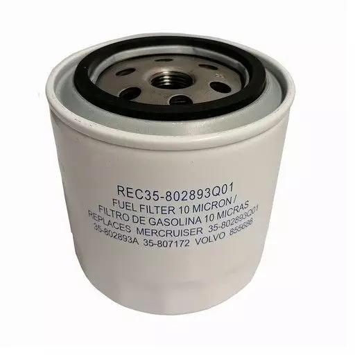 Polttoainesuodatin 10 micronia Honda, Mercury, Suzuki, Yamaha, lyhyt - Polttoainejärjestelmä - REC35-802893Q01 - 1