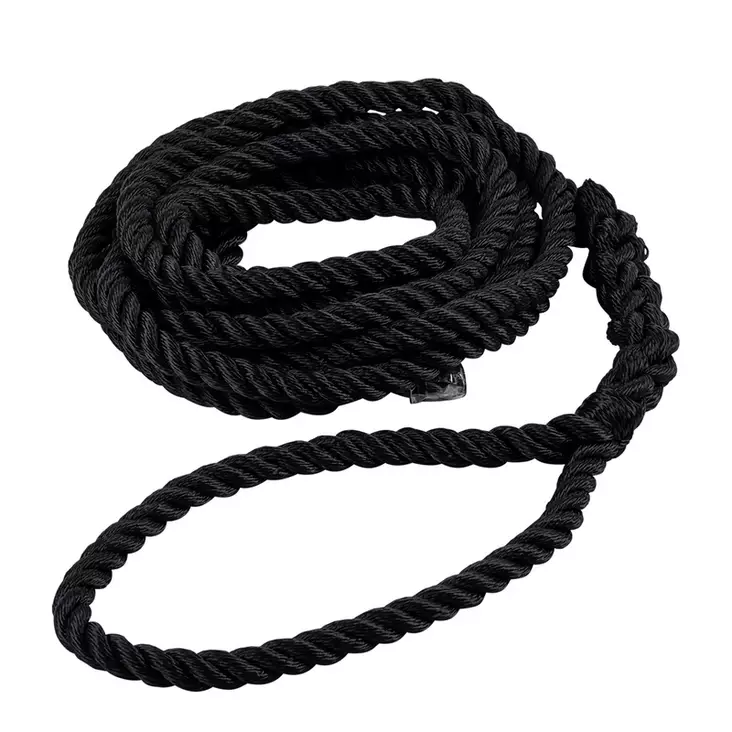 Qvarken Classic musta kiinnitysköysi silmukalla - 12mm | 6M - Lepuuttajat ja köydet - 102-01-0011 - 1