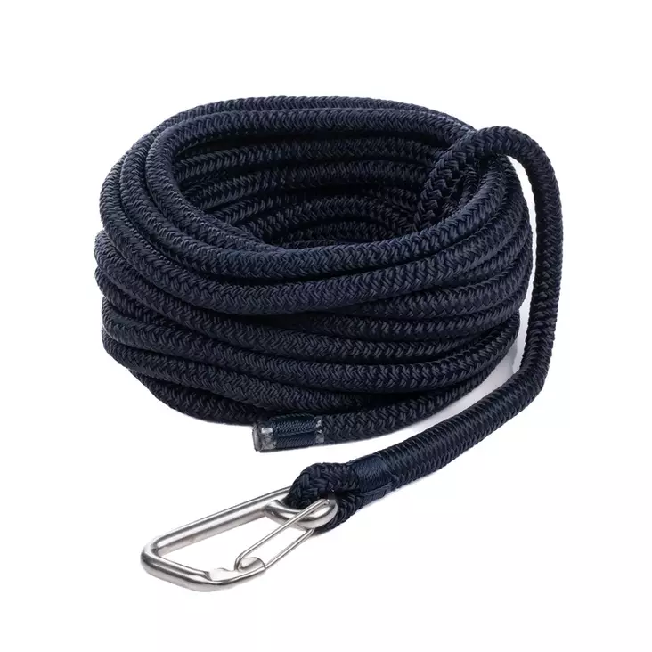 Qvarken Dockline 14mm Navy Sininen Kiinnitysköysi Karabiinihaalla | 6M - Lepuuttajat ja köydet - 102-03-0101 - 1