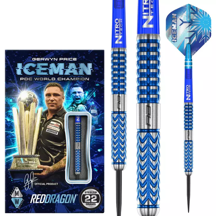 Red Dragon Gerwyn Price Glacier Darts Tikat - Red Dragon Darts Tikat - RDD2801 - 1