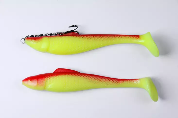 Relax Ohio 5" 2Kpl - 1Kpl Rigattu - Valmiiksi koukutetut jigit - 85861 - 1