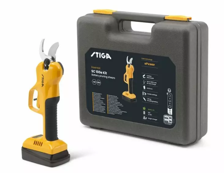 Stiga SC 100E Akkukäyttöiset oksasakset | Valmis setti - Akkukäyttöiset oksasahat - 257022001ST1 - 1