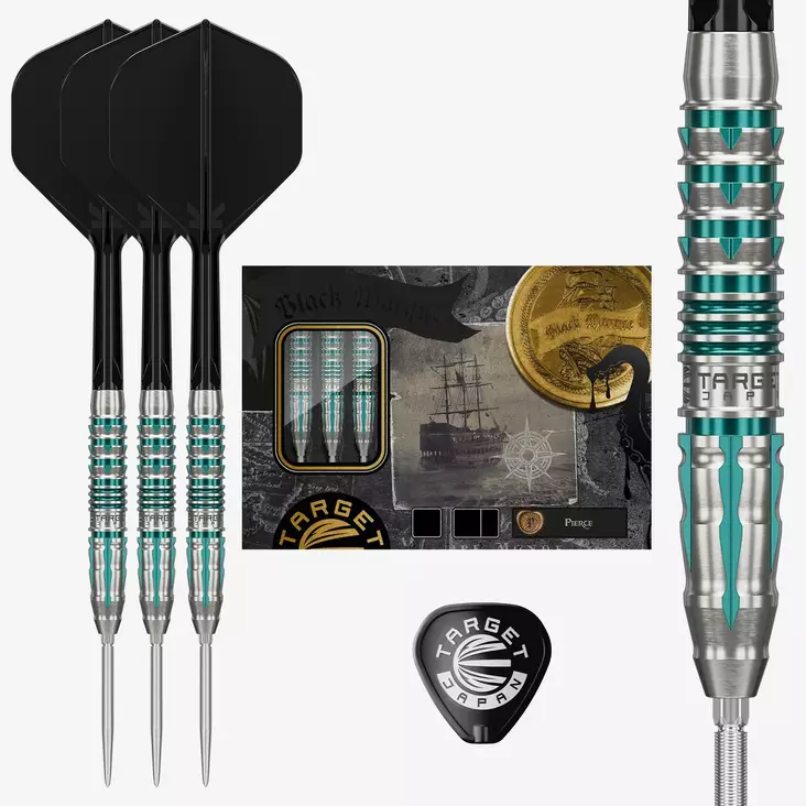 Target Japan Black Marque Pierce Swiss Point 90% Dartstikat - Target Darts Tikat - 191021 - 1