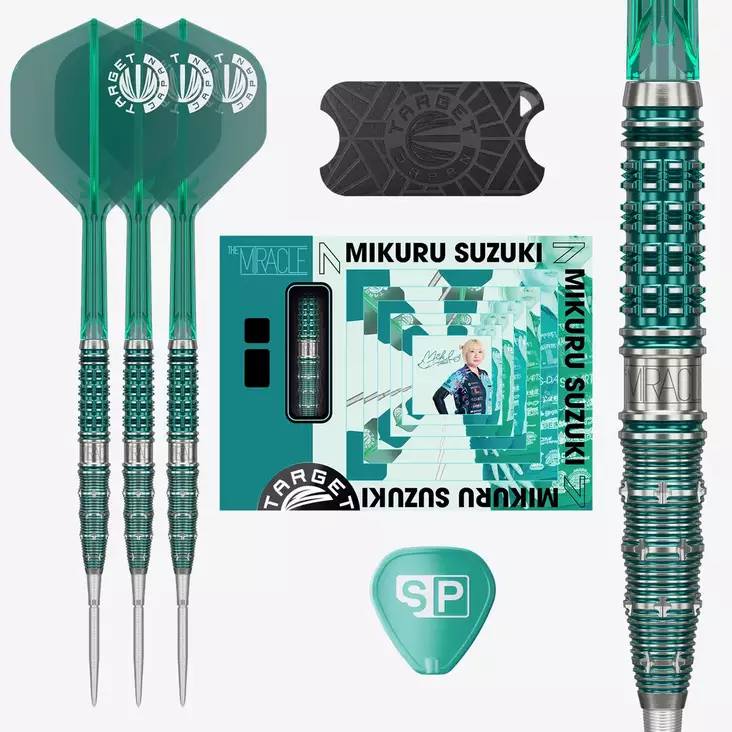 Target Japan Mikuru Suzuki The Miracle G7 Swiss Point 95% Steel Tip Dartstikat - Target Darts Tikat - 191011 - 1