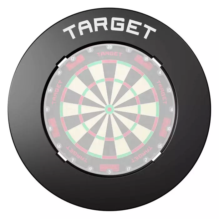 Target Notched Black darts-taulun suojarengas - Dartstaulun seinäsuojat - 440261 - 1