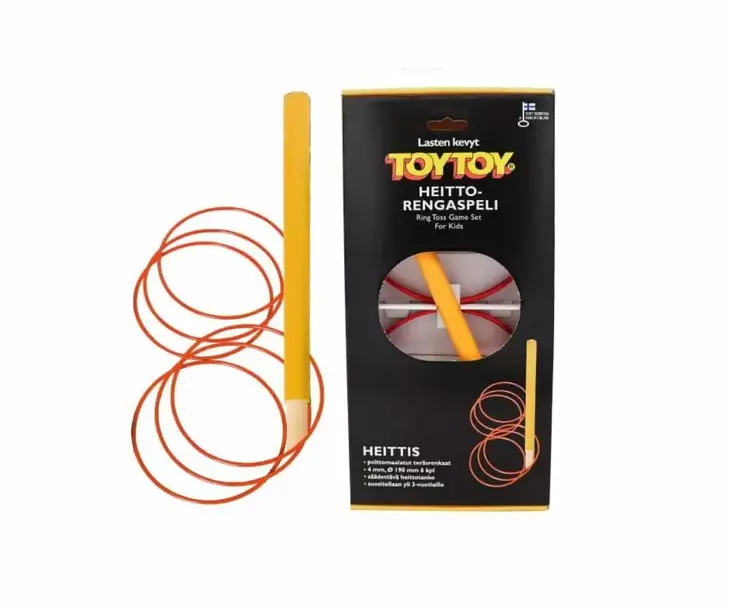 ToyToy Lasten kevyt heittorengaspeli - Kesäiset pihapelit - 571021 - 1