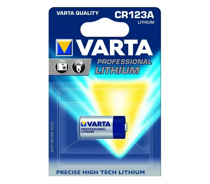 Varta CR123A Lithiumparisto 1KPL - Paristot - 360-6205301401 - 1