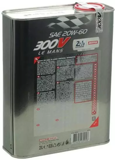 Motul 300V Le Mans 20W60 moottoriöljy 2L - Moottoriöljyt - 3684-2 - 2
