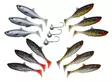 Baitfish 8cm Clear Water Kit 12 jigiä + 3 jigipäätä - Patriot jigit - PBF8-KIT-02 - 1