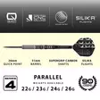 Harrows Dave Chisnall V4 Quick Point 90% Dartstikat - Harrows Darts Tikat - BD88922 - 4