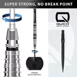 Harrows Supergrip Torpedo Quick Point 90% Dartstikat - Harrows Darts Tikat - BD89122 - 3