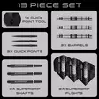 Harrows Supergrip Torpedo Quick Point 90% Dartstikat - Harrows Darts Tikat - BD89122 - 5