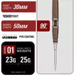 Target Japan Paul Lim The Legend G10 90 % Tungsten Darts - Target Japan Darts Tikat - 191092 - 4