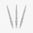 Target Swiss Point Storm Chrono Silver vaihtokärjet - Darts Kärjet - 340422 - 1