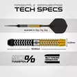 Winmau Exion Parallel Switch Point 90% Dartstikat - Winmau Darts Tikat - 1557-22 - 5