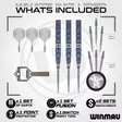Winmau Lunaris Tapered Switch Point 90% Dartstikat - Winmau Darts Tikat - 1556-22 - 3