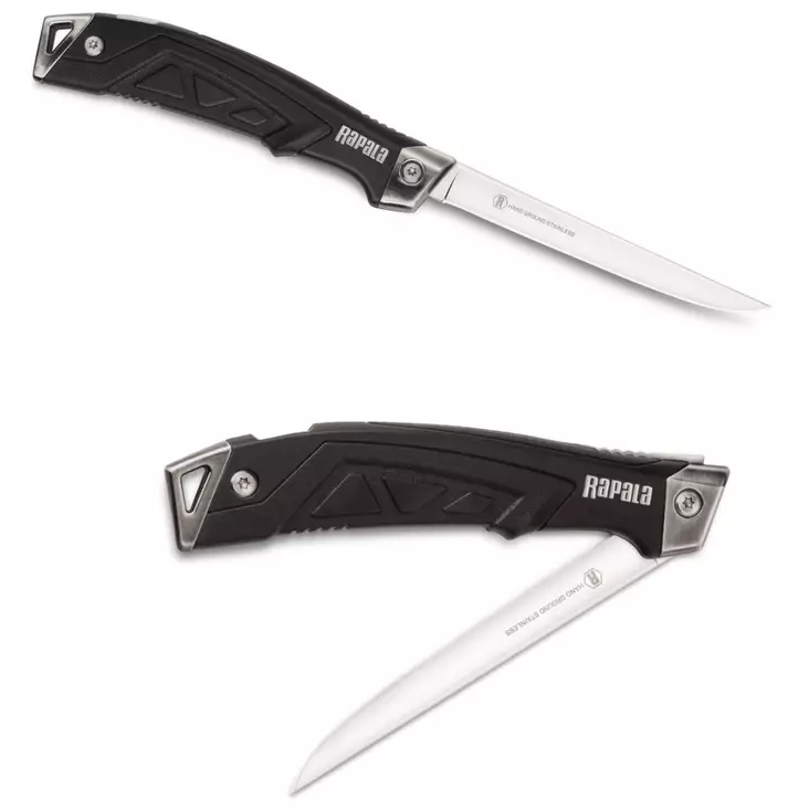 Rapala RCD Folding Fillet Knife 5" taittuva fileerausveitsi - Kalankäsittely - 102902 - 1