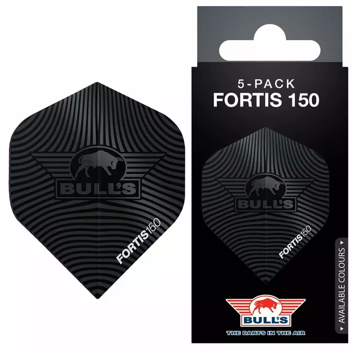 Bull's Fortis 150 5-pack Black No.2 - Dartstikan irtosulat - BU-51012 - 1