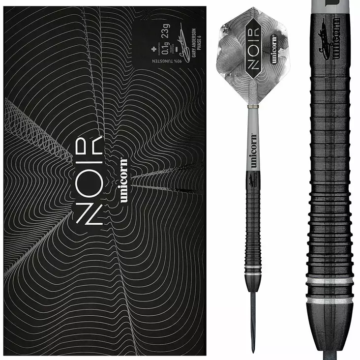 Unicorn Gary Anderson Noir Phase 6 90% 23g Darts Tikat - Unicorn Darts Tikat - UN-27872 - 1