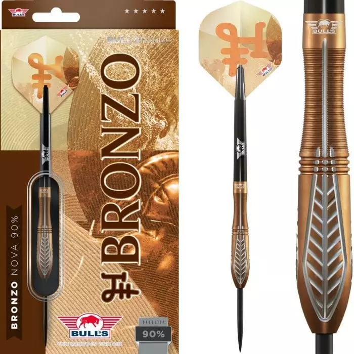 Bull's Bronzo Nova 90% Steel Tip Dartstikat - Bull's Darts Tikat - BU-35922 - 1