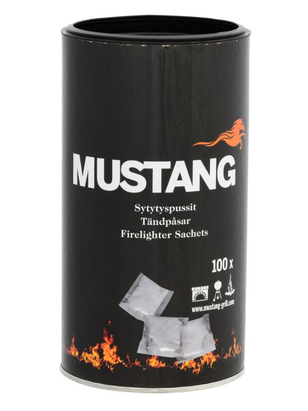 Mustang Hajuton Sytytyspussi 100kpl - Tulukset, kompassit ja pientarvikkeet - 204522 - 1