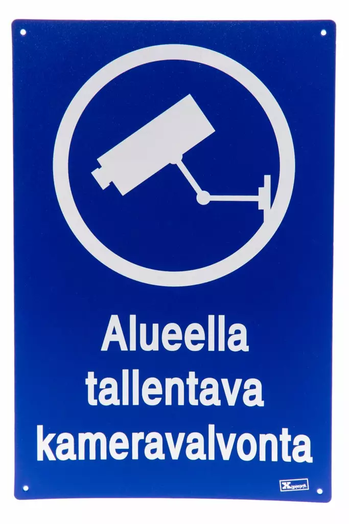 Opaste Alueella tallentava kameravalvonta 20x30 cm - Opasteet ja kyltit - 247382 - 1