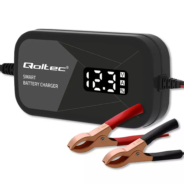 QOLTEC Laturi akkuja varten 2A akku 12V - Akkulaturit - QOLTEC-52492 - 1