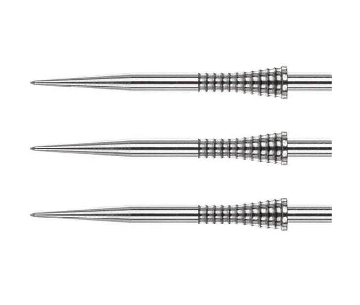 Red Dragon Raptor Gripped Dart Point - Silver effect Tikkakärki - Darts Kärjet - X0672 - 1