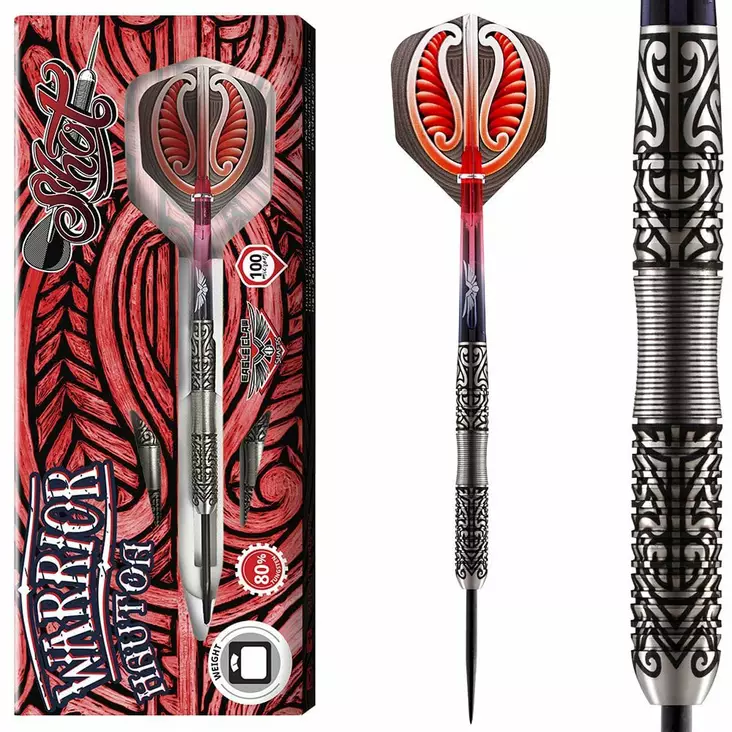Shot Warrior Hautoa 80% Dartstikat - Shot Darts Tikat - SH-WHST-222 - 1