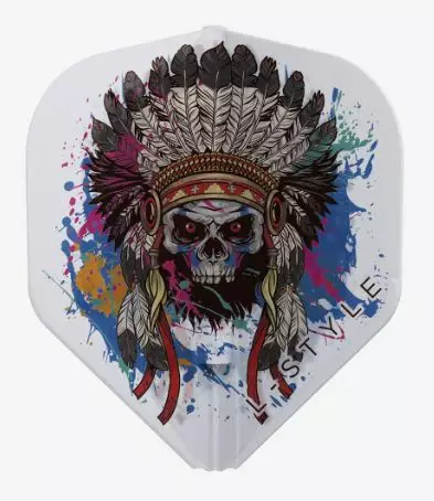 Signature Champagne Flight: L1EZ Standard Chief Skull Clear White - L-Style Sulat - FL1022 - 1