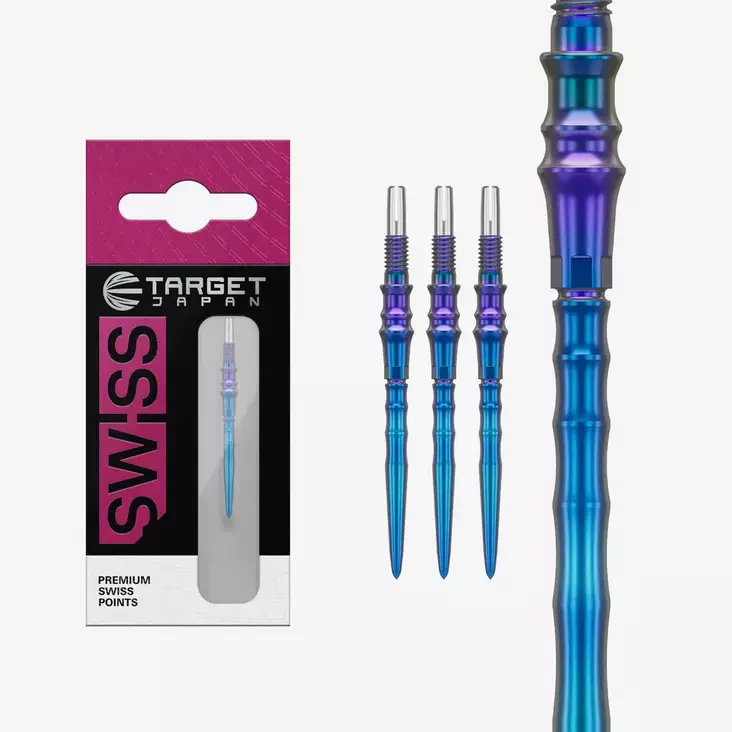Target Japan Premium Swiss Point Blue - Darts Kärjet - 340382 - 1