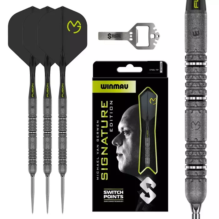 Winmau Michael van Gerwen Signature Edition Switch Point 90% Dartstikat - Winmau Darts Tikat - 1561-22 - 1