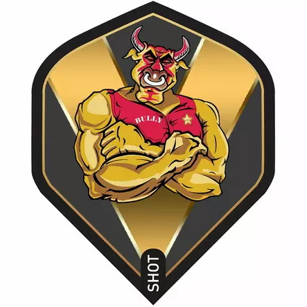 Shot Michael Smith Bully Boy Gold No.2 Darts Sulat - Dartstikan irtosulat - SH-SF7543 - 1