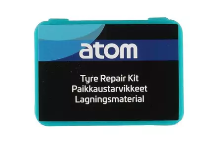 Atom polkupyörän paikkarasia 7kpl - Polkupyörän renkaat ja paikkaus - 18583 - 2