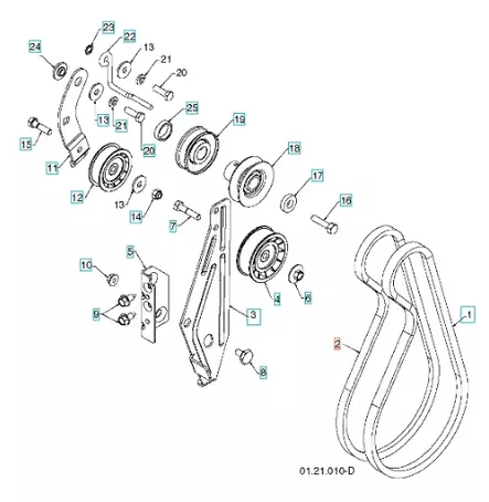 Husqvarna Vetohihna lumilinkoon ST268EPT - Husqvarna pienkoneiden varaosat - 5321923-83 - 2