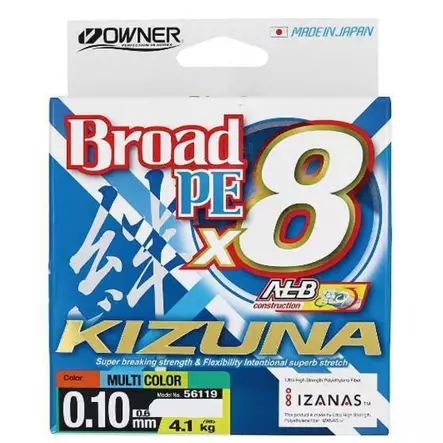 Owner Kizuna X8 Kuitusiima 150m Multicolor - Kuitusiimat - 56119-013 - 2