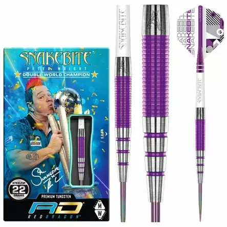 Red Dragon Peter Wright Snakebite Medusa 23g 90% Dartstikat - Red Dragon Darts Tikat - RDD2363 - 1